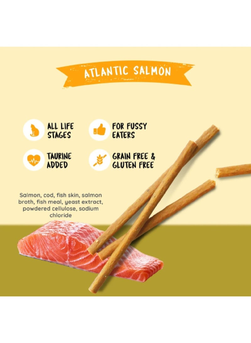 كيت كات مكافآت "كات ستيك" بسلمون الأطلسي أصابع طرية خالية من الحبوب - Image 2